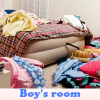 Boy’s room. Find objects